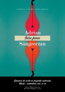 afis_lansare Adrian Sangeorzan